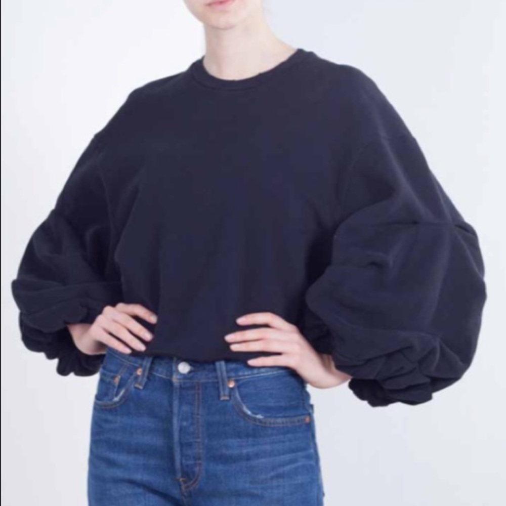 Levis Made and Crafted puff sleeve sweatshirt